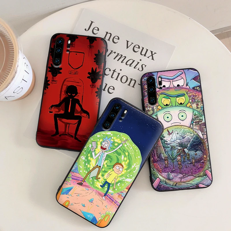Чехол Рик и Морти для huawei P8 P9 Mini P10 P20 2019 P30 LITE P Smart Z 2018 Pro Coque Fund|Чехлы-накладки| |
