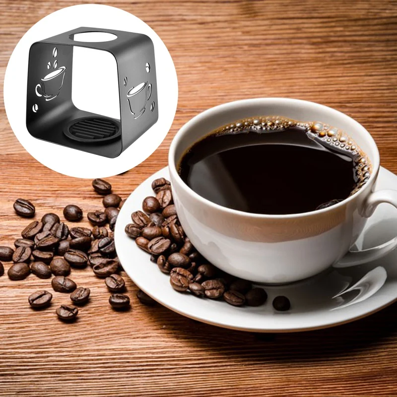 

Hand Punch Coffee Stable Rack Coffee Filter Cup Holder Drip Filter Espresso Coffee Filters Barista Accessories Black