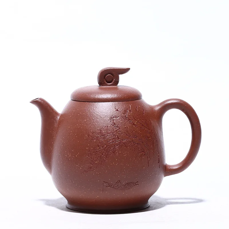

Yixing Zisha teapot famous hand made raw ore downhill nijiquan teapot Kungfu teapot tea set household teapot