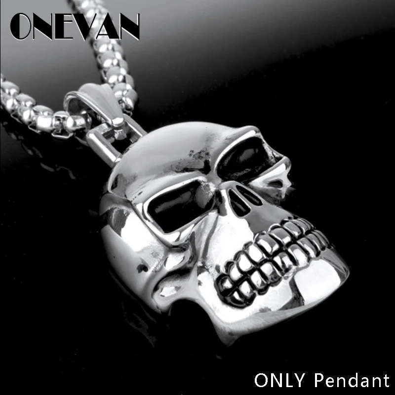 Массивный кулон в стиле панк с черепом новейший модный виде призрака и скелета