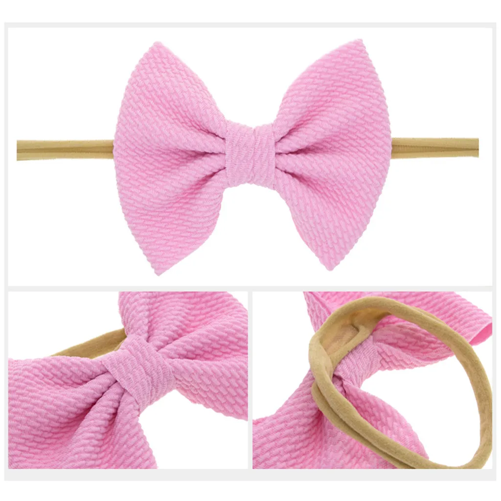 Newborn Toddler Kid Baby Girls Bow Turban Headband Headwear Hair Accessories Bandeau Bebe Fille Шапка Детская 2019 | одежда и