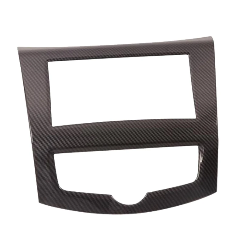 

for Nissan Navara NP300 2016-2019 Car Carbon Fiber GPS Navigation Panel Cover Trim Frame Sticker Accessories