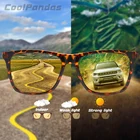 Солнцезащитные очки Мужские, квадратные, фотохромные, поляризационные, дневного и ночного видения, для мужчин и женщин, для безопасного вождения, меняющие цвет, 2021