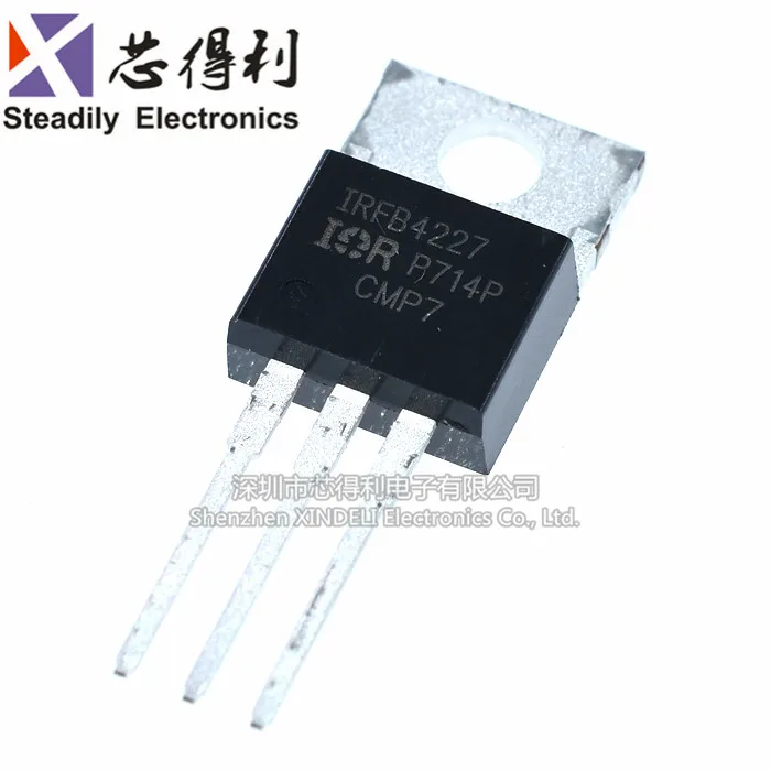 5 шт./лот совершенно новый и оригинальный транзистор полевого эффекта IRFB4227PBF IRFB4227 N-Channel 200V 65A TO-220