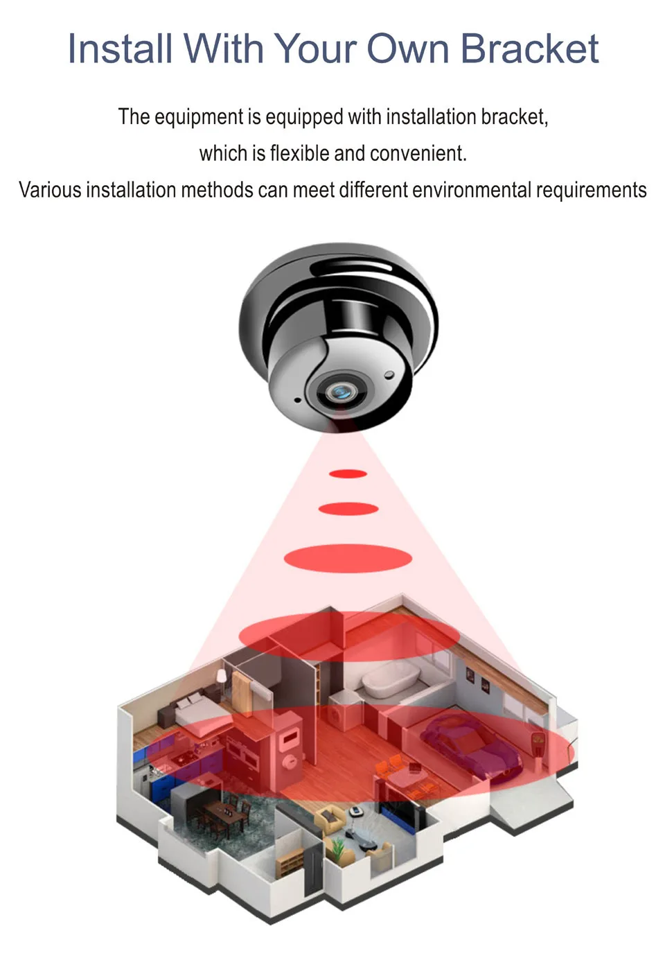Мини ip-камера Wifi 2.0MP HD CCTV IR ночное видение Обнаружение движения маленькая беспроводная микро камера Детский Монитор P2P Домашняя безопасность