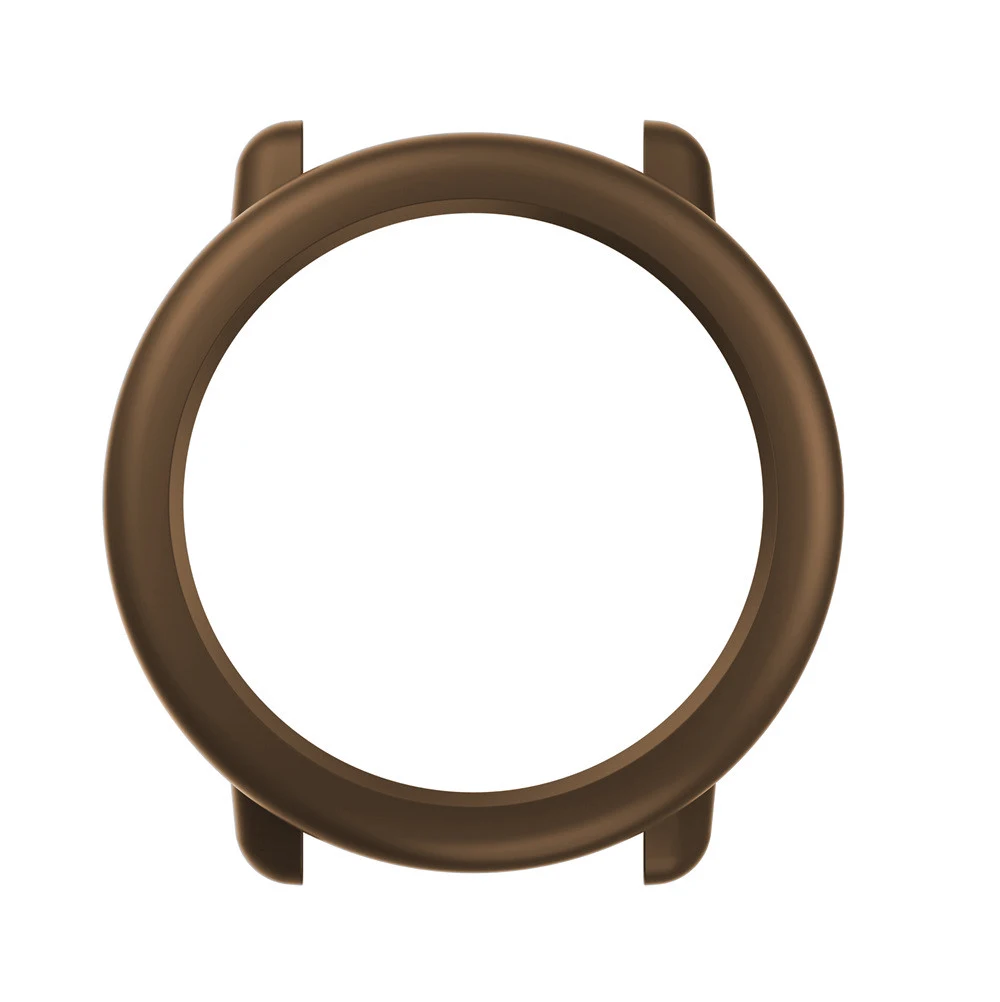 Brown Цветной тонкий чехол из поликарбоната защитная рамка оболочка для Xiaomi Huami Amazfit Pace Watch Camo Замена протектор для часов чехол capa - Color: Brown