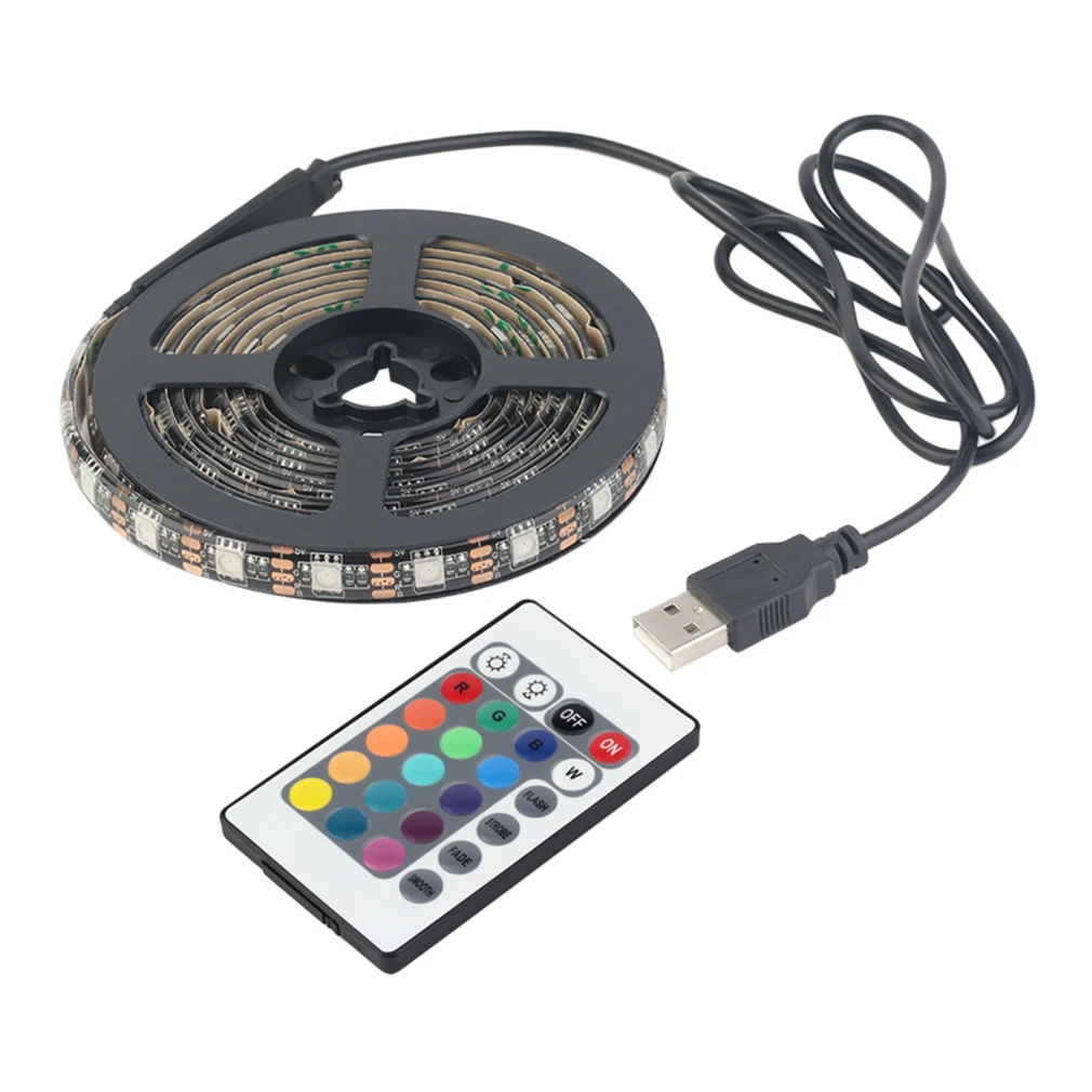 12 RGB 5050 SMD светодиодные полосы лампы Водонепроницаемый гибкая светодиодная лента