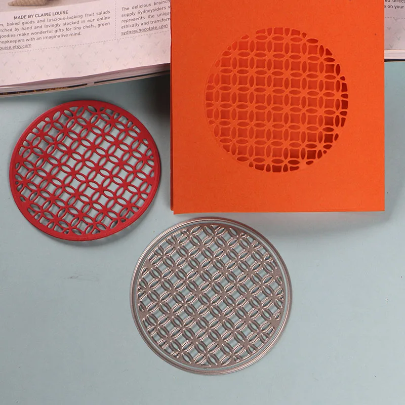 DF китайский круглый вырез DIY Скрапбукинг/фотоальбом декоративное тиснение