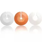 Пластиковая крышка с отверстиями для стен, 2 шт., круглый смеситель для душа, угловой клапан, накладка, крышка кондиционера, декоративная заглушка для трубы, защелкивающаяся пластина