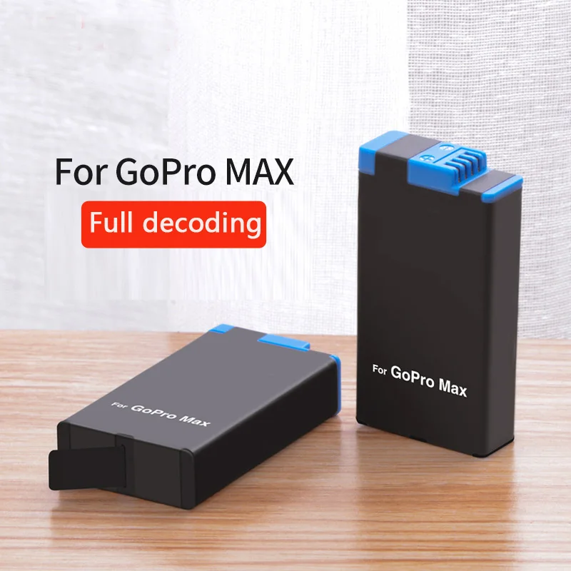 Новый Интеллектуальный Аккумулятор для GoPro Max зарядное устройство с 3 слотами +