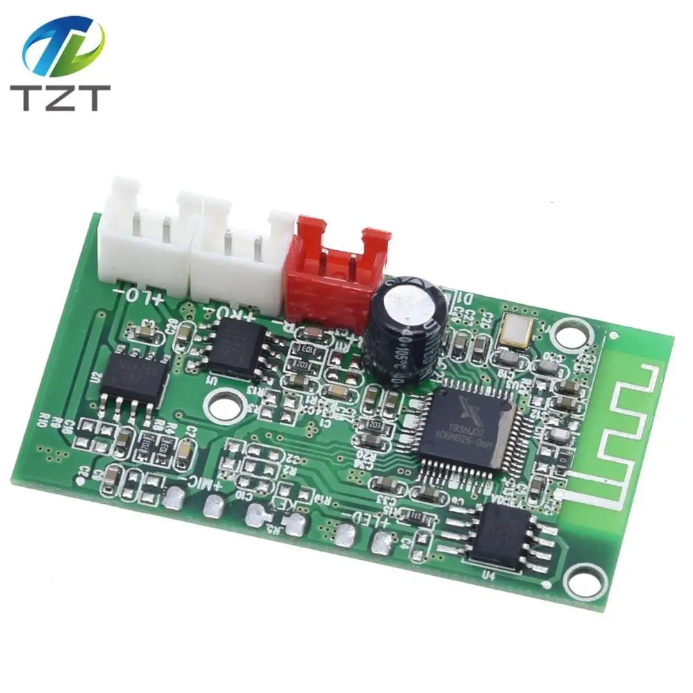 TZT Mini Bluetooth 4 2 Плата усилителя динамика 3 Вт * класс D двойной канал аудио телефонов