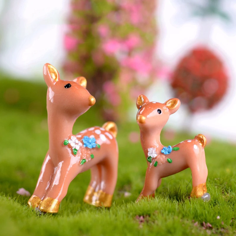 28 мм X 21 мм, 1 PieceResin украшения коричневого цвета для сна с изображением рождественских оленей Олени Санта-Клауса большие и маленькие выглядят мило и красиво
