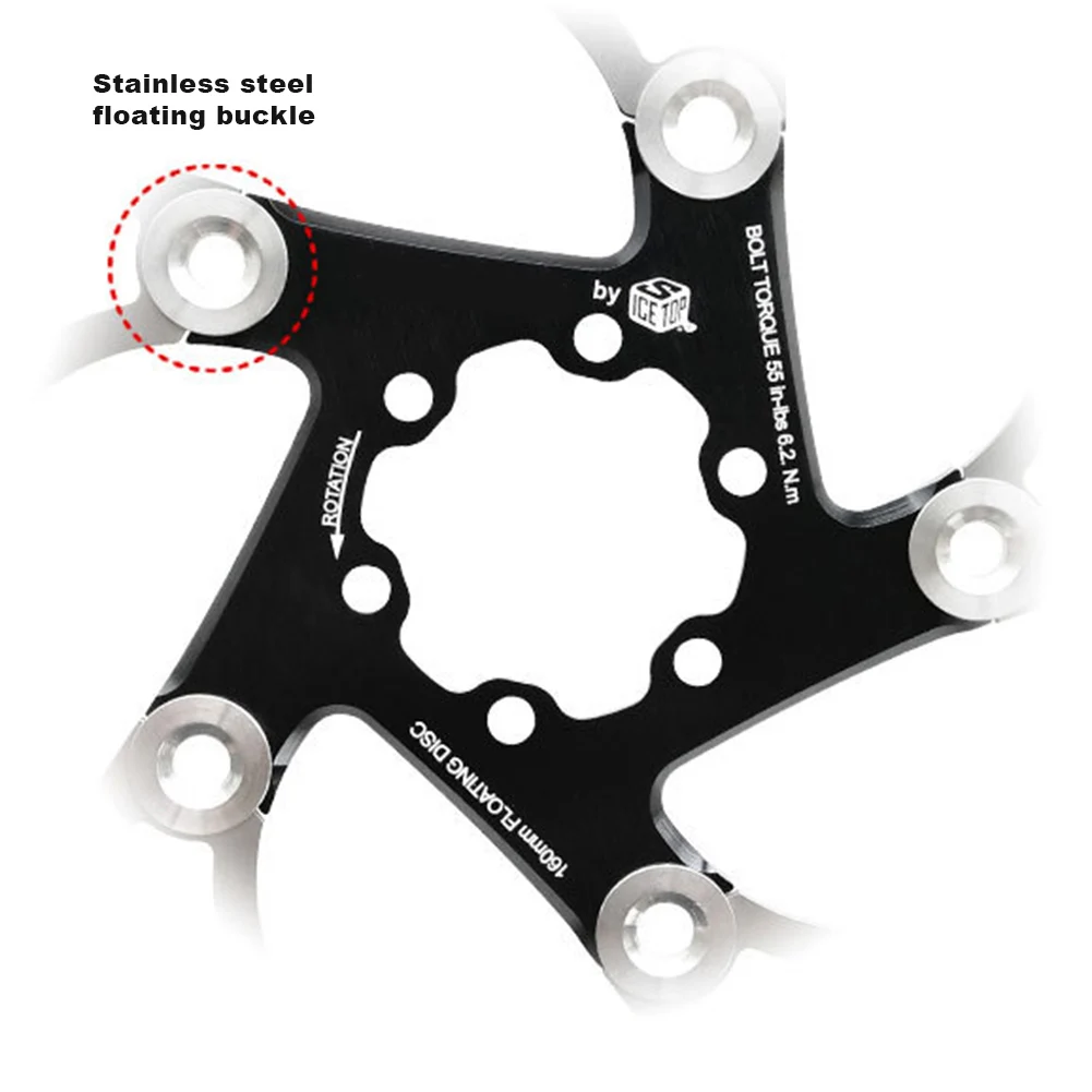 Велосипедный дисковый тормозной ротор центральный круглый роторный светильник