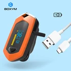 Пульсоксиметр Пальчиковый BOXYM SpO2 PR с OLED-экраном, медицинский измеритель пульса и пульса