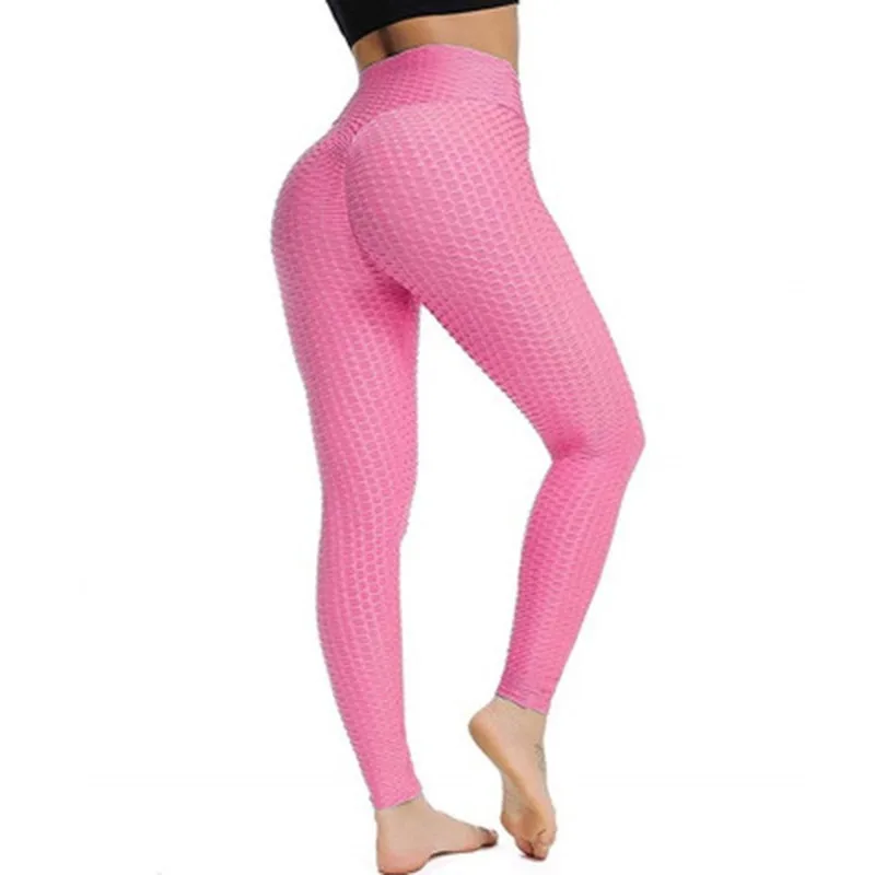 

Women Leggings Skinny Elastic High Waist Pushing Up Yoga Workout Long Breathable Slim Pants Fitness