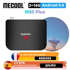 ТВ-приставка Mecool Android DVB T2TC M8S PLUS Hybrid TV Amlogic S905X2 четырехъядерный 2 Гб 16 Гб 4K потоковый медиаприемник домашний плеер