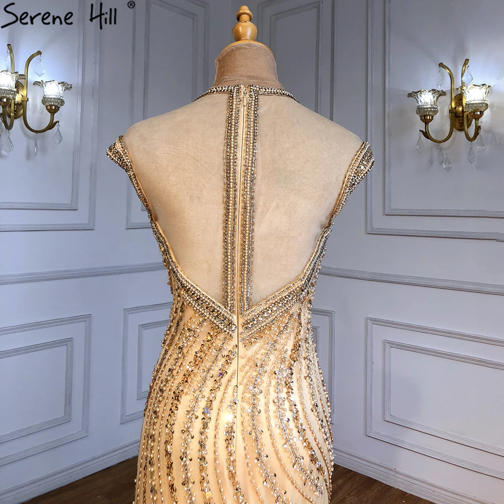 Extreme Luxury Sexy Sparkly Tulle Evening Dresses Crystal Sequined Mermaid Elegant Gowns 2022 Real Photo LA6114 | Свадьбы и