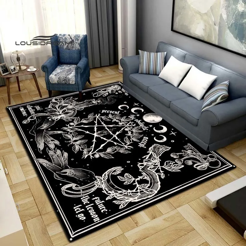 Готический коврик в виде ведьмы для гадания тройной Луны домашняя гостиная