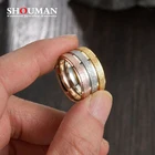Кольцо женское из титановой стали, шириной 2 мм, 4 мм, 6 мм, 2020
