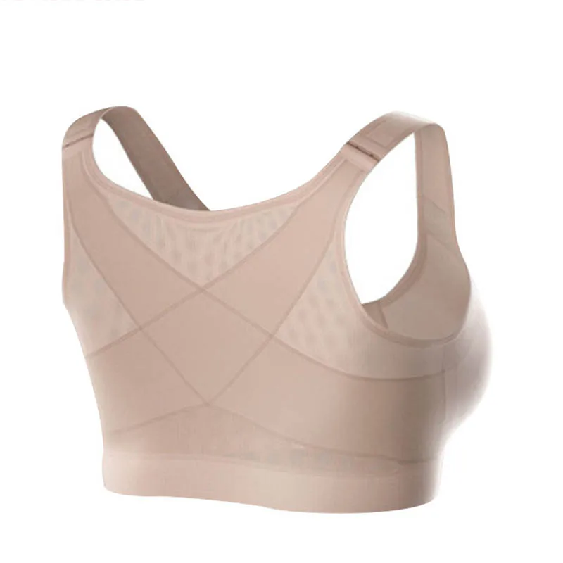 

Women Posture Corrector Sports Bra Back Support Wireless Shockproof Fitness Brassiere SM