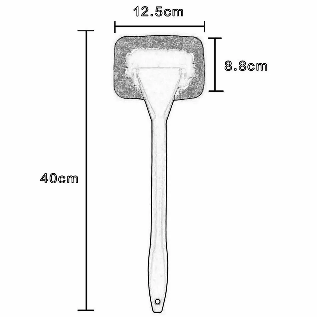 

Auto Window Cleaner Windscreen Microfiber Car Wash Brush Dust Long Handle Car Cleaning Tool Car Glass Towel