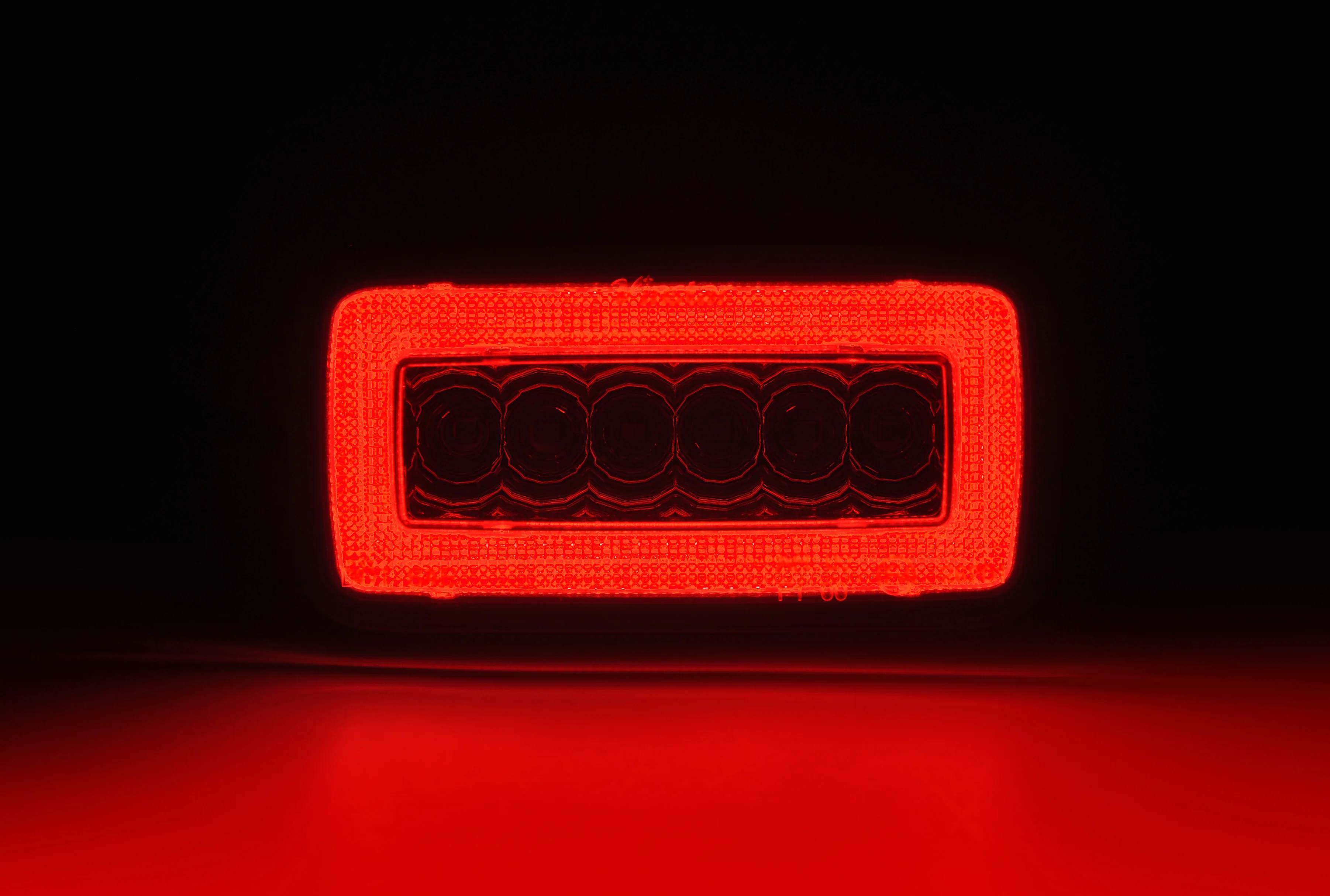 Красный или дымчатый объектив 3 в 1 светодиодный задний противотуманный запасной