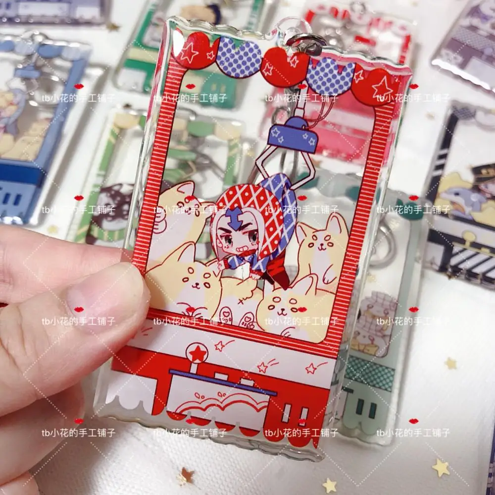 Брелок для ключей с персонажами аниме невероятные приключения Джоджо Goldenwild Noriaki