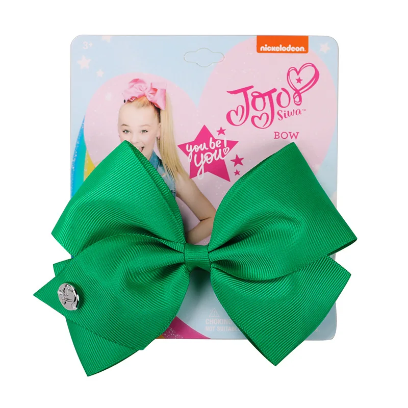 Заколка для волос с бантом Jojo Bows 5 дюймов мультяшный большой бант детская лента