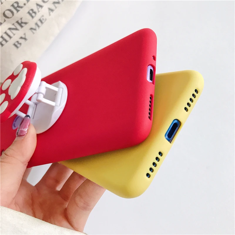 Cat Dog Paw Print Soft TPU Case for Huawei Honor 6X 7A 7S 8 8A 8X 8C 8S 9 Lite 9X Pro 10i 20i View 10 20 V20 Holder Stand Cover