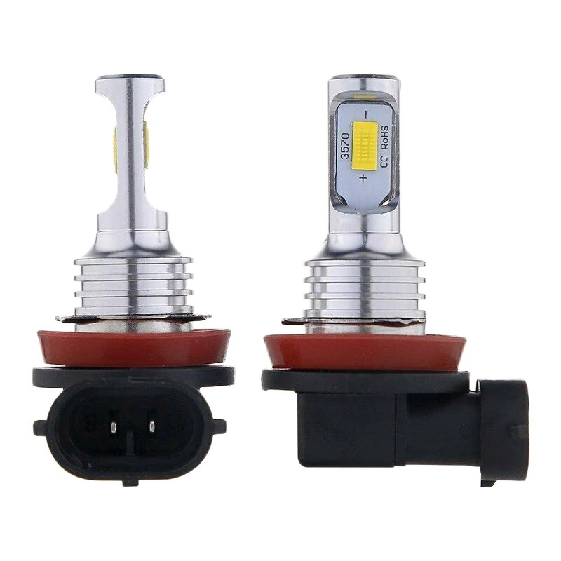 H11 H8 H16 80W 4000LM 3000K Yellow Tech LED Fog Lights Conversion Bulbs Kit |