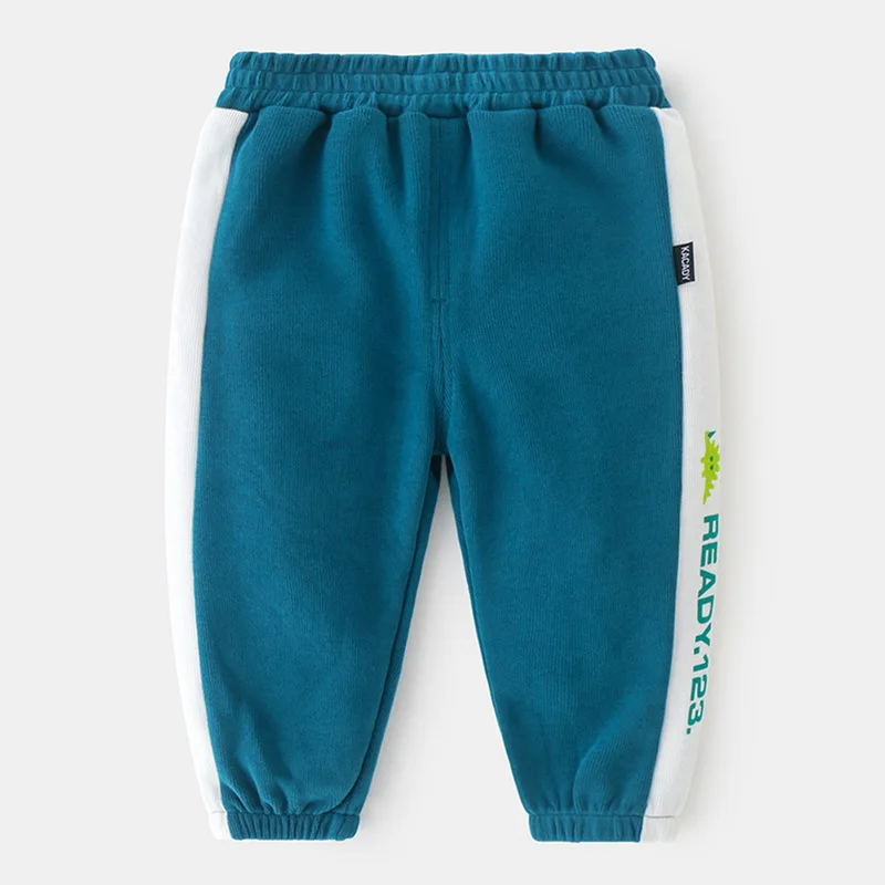 Осенние штаны для маленьких мальчиков хлопковые Повседневные детские длинные