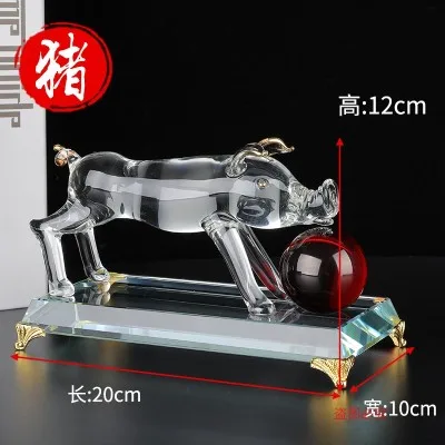 Декоративные милые украшения с украшением в виде кристаллов рисунком животных