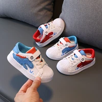 kids fashion shoes 2021 spring autumn cartoon dinosaur pu leather flat shoes girls low top board shoes childrens sneakers