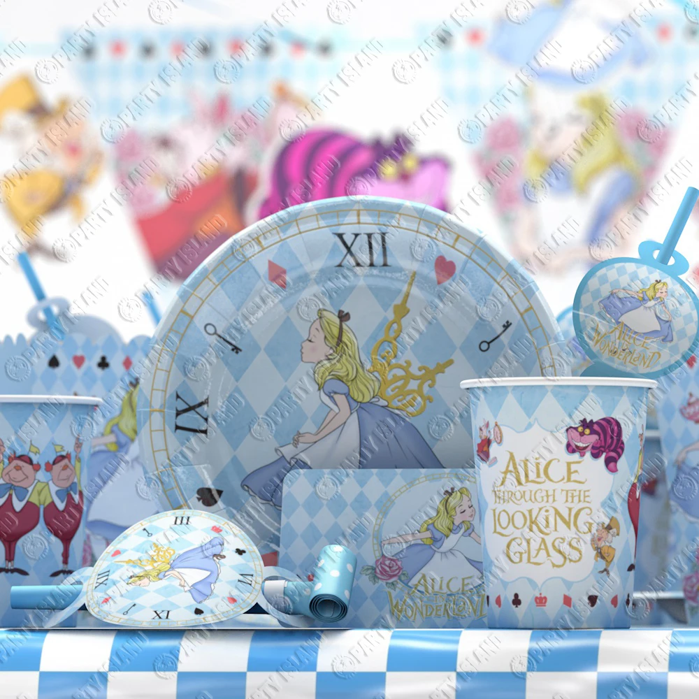 Набор украшений Alice тематическая вечеринка на день рождения бумажная чашка для