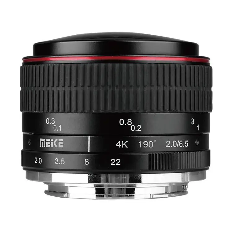 MEIKE 6 5 мм ультра широкий F/2 0 круговой объектив рыбий глаз для Canon Nikon Sony Fuji Panasonic Olympus
