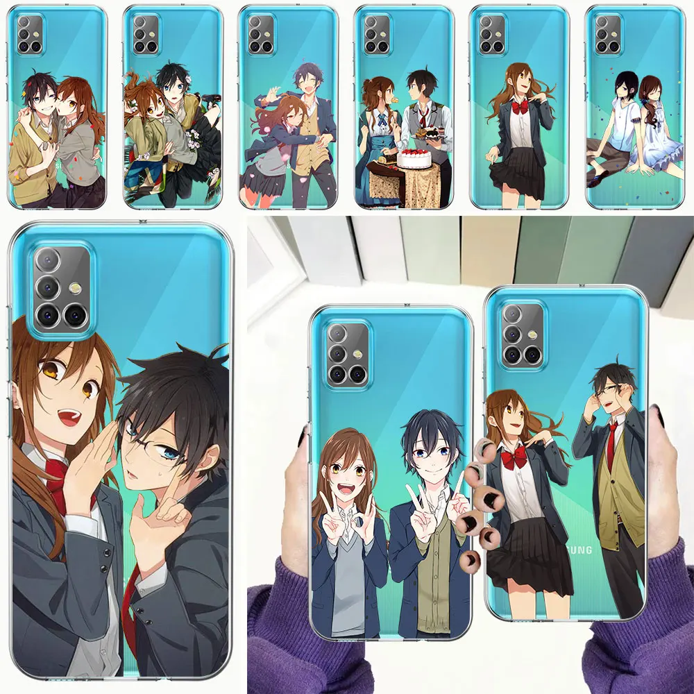 

Hori san to Miyamura kun Horimiya Anime Phone Case For Samsung Galaxy A51 A71 A21S A12 A11 A31 A41 A52 A32 A72 A01 Clear Cover