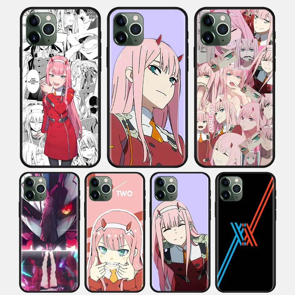 

Silicone Soft Back Case for iPhone 12 Pro 11 Pro Max XR XS MAX 7 8 Plus 12 Mini Matte Bumper Cover Coque Zero Two Dance