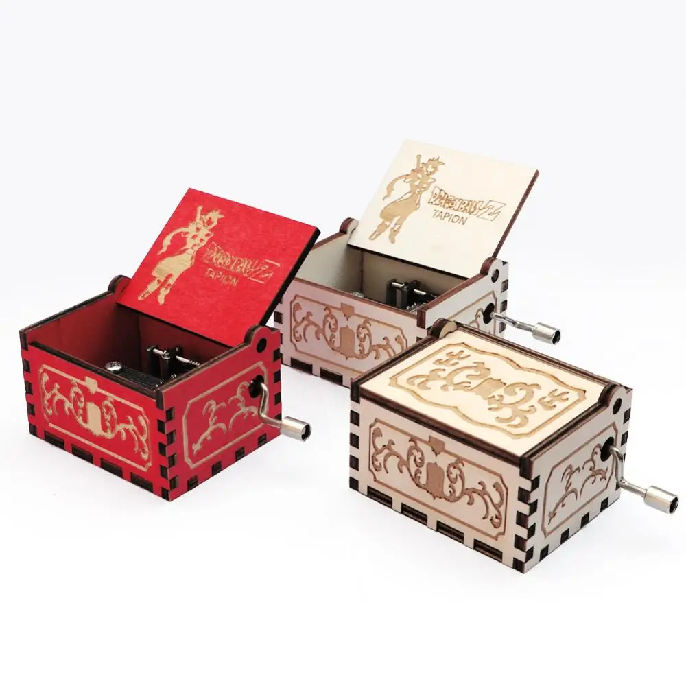 Деревянная музыкальная шкатулка Драконий жемчуг в античном стиле|Музыкальные