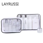 Прозрачная косметичка LAYRUSSI, женская косметичка на молнии, органайзер для хранения туалетных принадлежностей