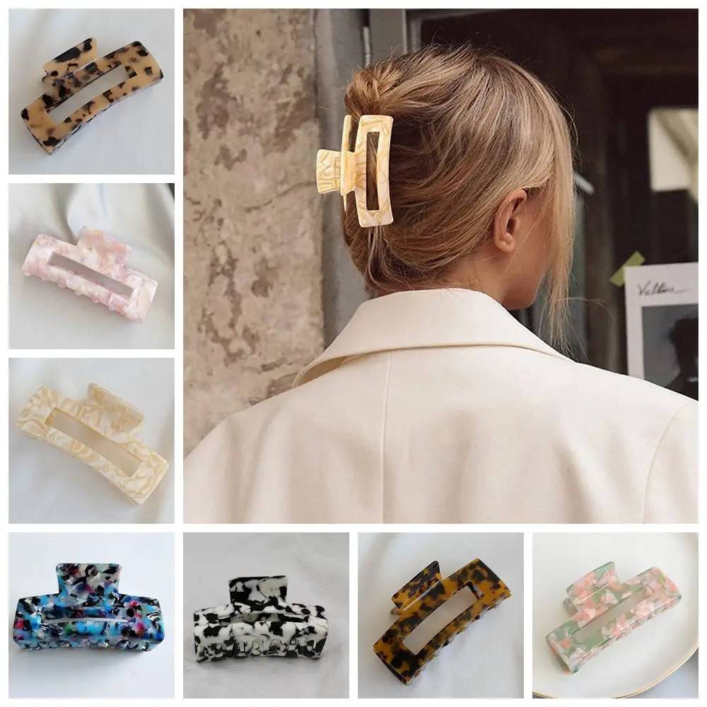 

Fashion Hair Accessories Women Headband Transparent Hairpins Hair Clip Laser Color Hair Claws Barrette