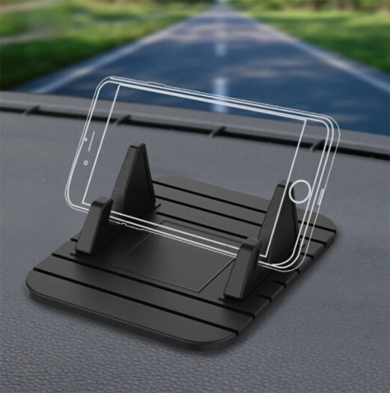

Desktop Car Dash Grip Holder Mobile Phone Holder Anti Slip Silicone Super Sticky Dashboard Mat Interior Accessories
