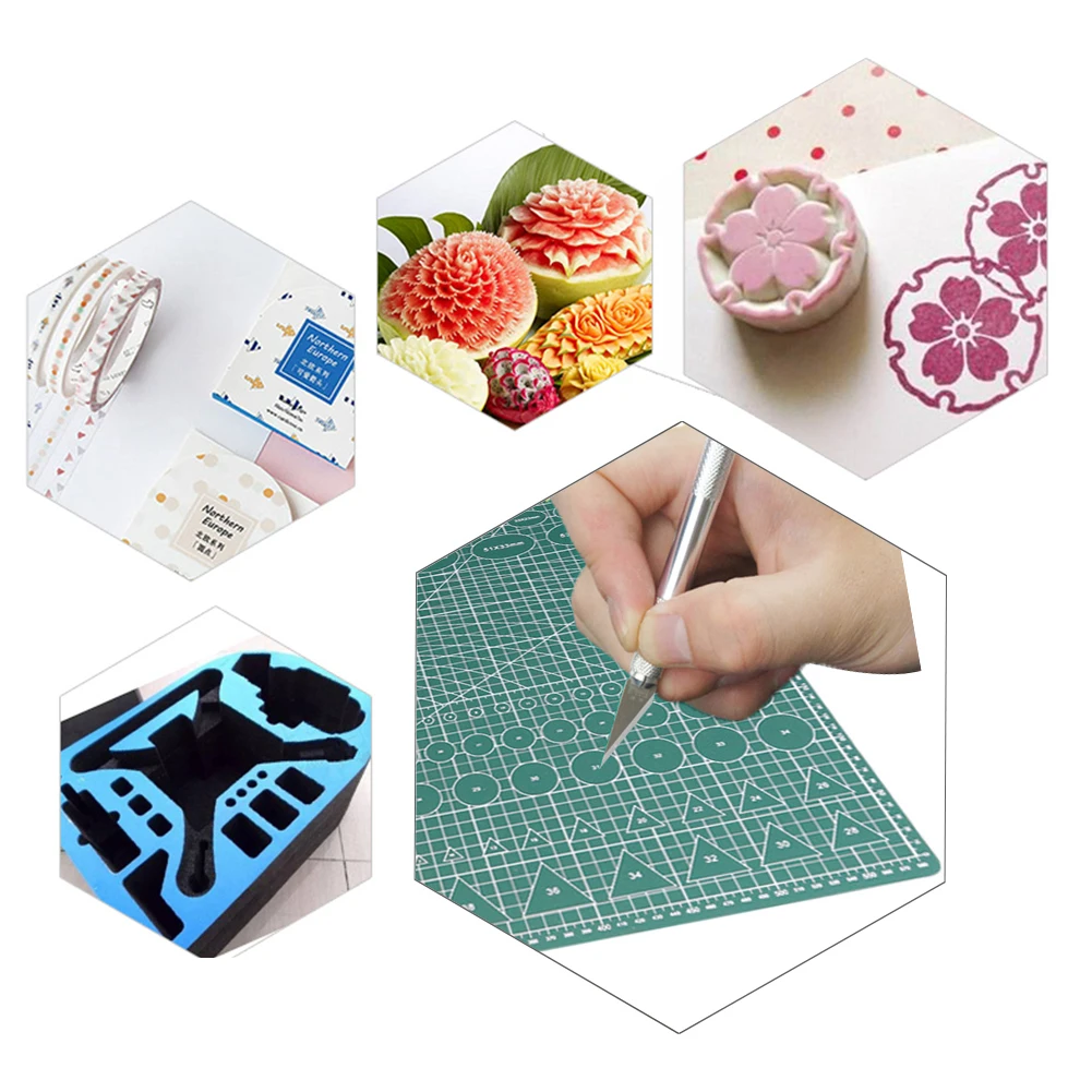 Двухсторонняя разделочная доска A2 коврик для резки из ПВХ антистатический