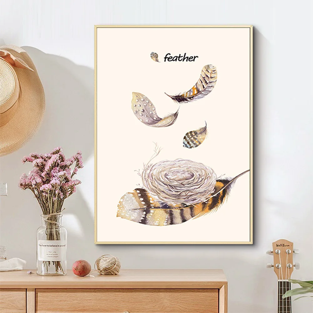 

Canvas Wall Art Painting Nordic Cute Animals Poster Art Print Wall Decoration Home Decor Picture