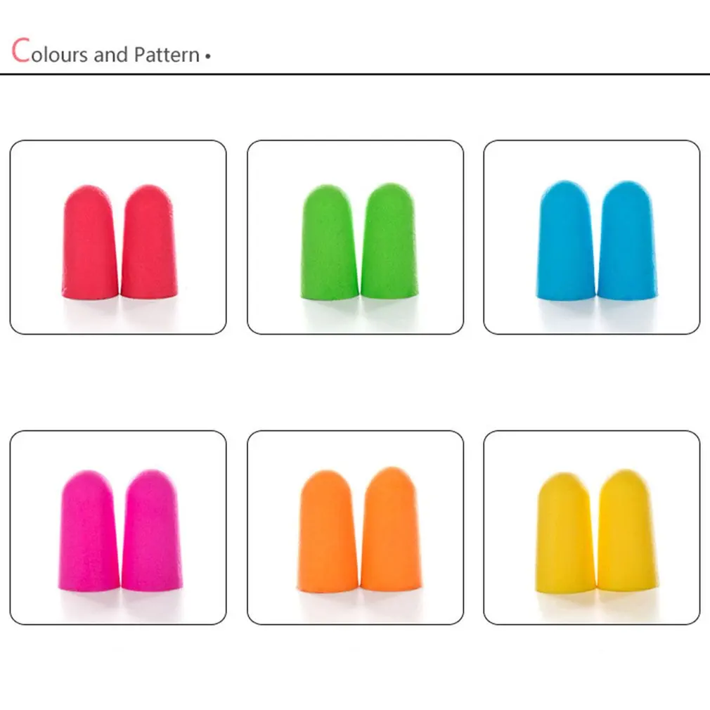 

Comfort Earplugs Noise Reduction Foam Soft Ear Plugs Noise Reduction Earplugs Protective For Sleep Slow Rebound Earplugs