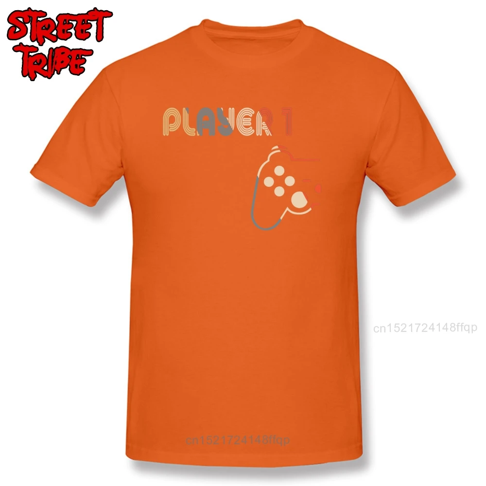 Парная футболка для геймеров 1 игроков Мужская с принтом женская надписью