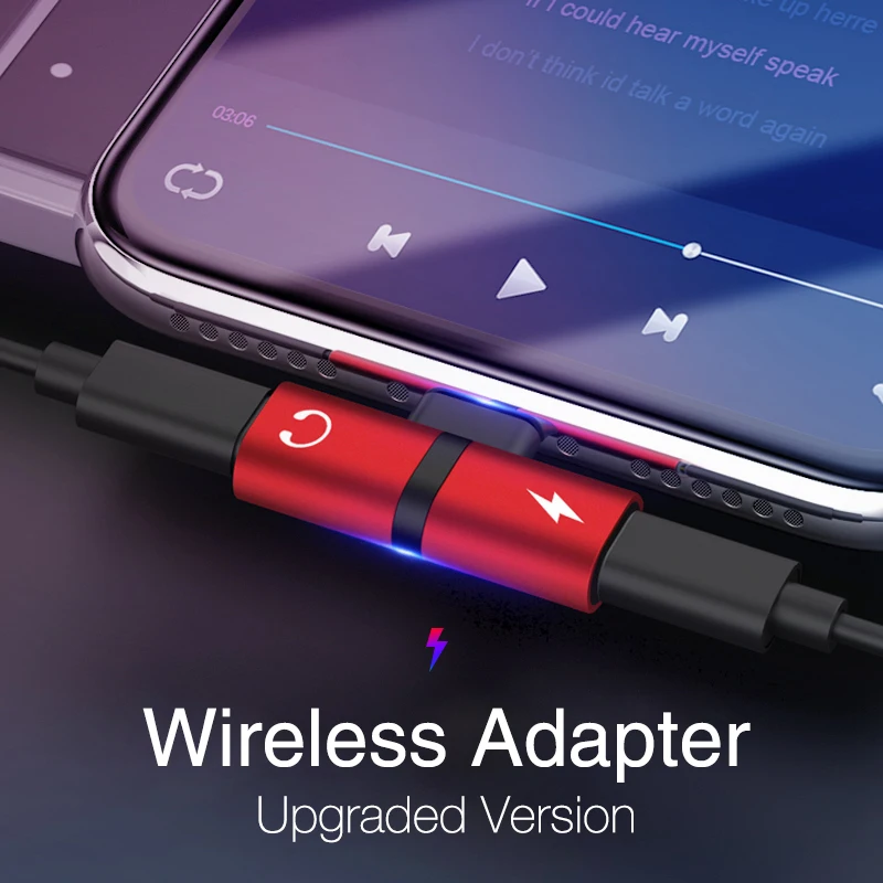 Адаптер для наушников Два в одном 3 5 мм подходит iphone XS 11 pro MAX XR 7x8 Plus|Переходники и