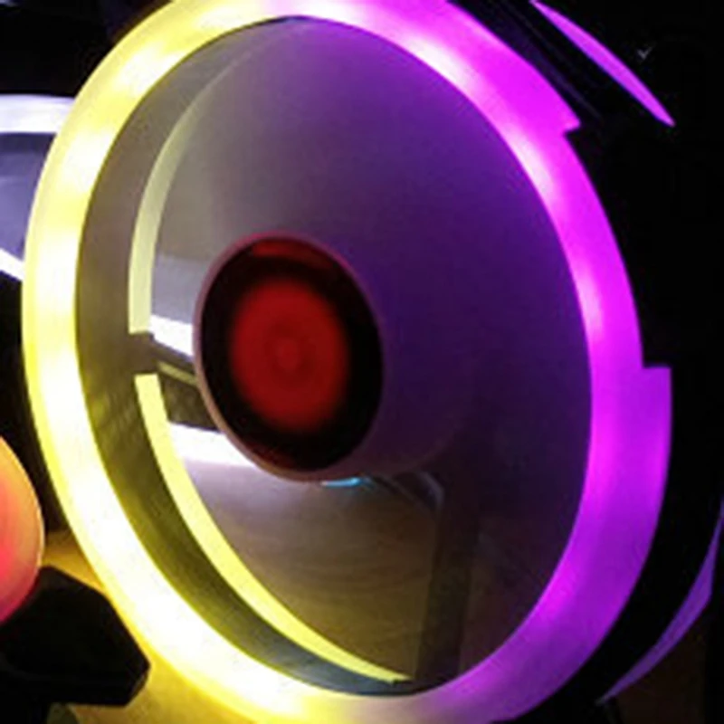 COOLMOON F GM1 чехол для компьютера PC охлаждающий вентилятор RGB Настройка 120 мм тихий +