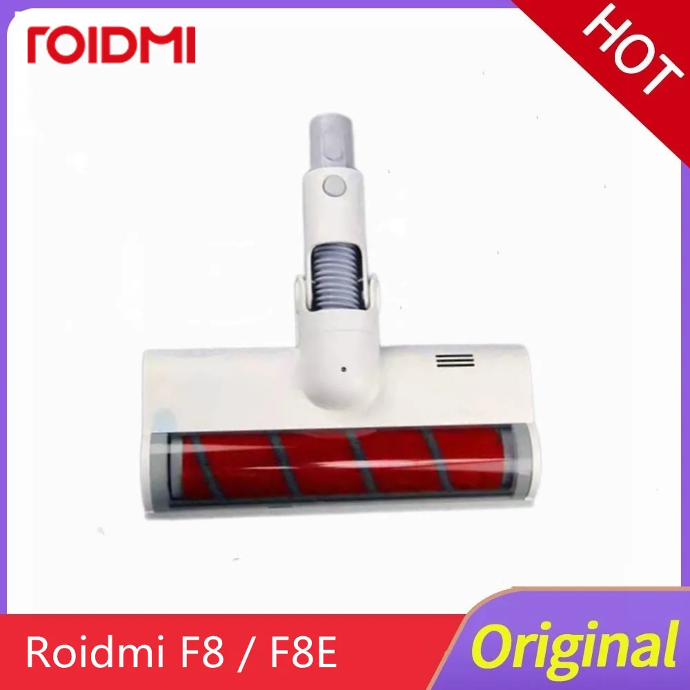Roidmi-aspiradora inalámbrica de mano F8 f8e, Original, accesorios de fibra de carbono, cepillo de rodillo de cerdas suaves, cepillo eléctrico de suelo