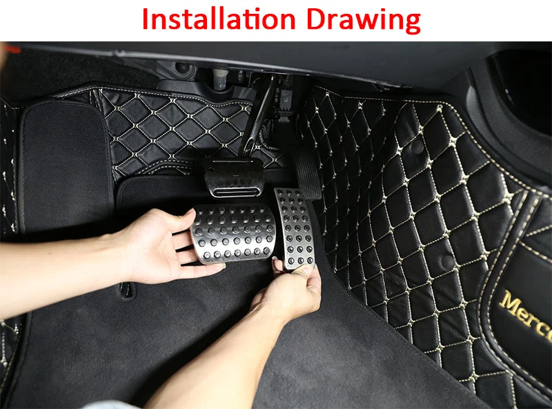For Mercedes-Benz W166 W176 W246 Car Accessories X156 C292 A B M GLA CLA GLE GL GLS Class Auto Pedal Brake Accelerator Cover | Автомобили