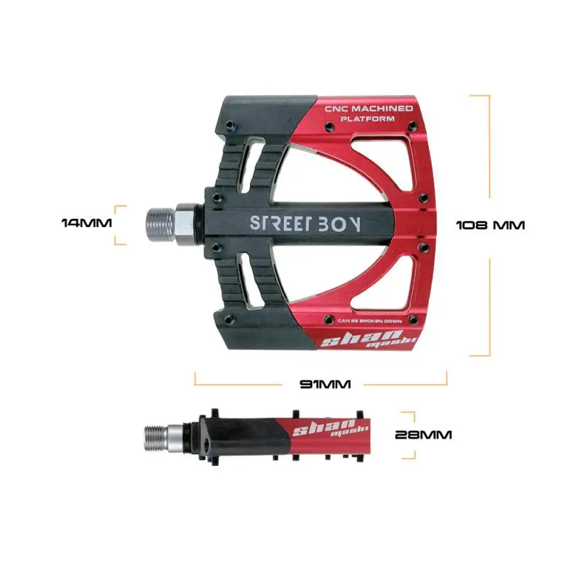 

Universal Sealed 3 Bearing Bicycle Bike Flat Pedals CNC Ultralight Aluminum Pedals For MTB Road Ride Cycling Bicycle Pedal Parts